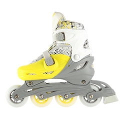 Łyżworolki z wym. płozą NILS EXTREME NH18331 limonkowy 4w1 M (35-38)