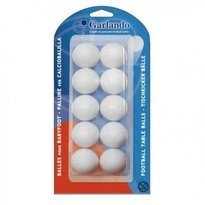 Piłeczka do piłkarzyków 10 sztuk białych 33,1 mm ( zestaw)