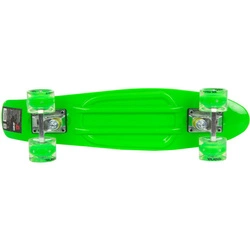 Deskorolka Plastikowa 22 Enero Zielona Led