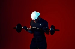 Gryf łamany 120cm, czarny