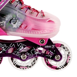 Łyżworolki Nils Extreme NH18122 4w1 Różowy Rozm. L(39-43)