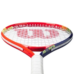 Rakieta do tenisa ziemnego Wilson Slam JR 23 Boys TNS RKT 3 5/8'' czerwono-granatowa WR171910U
