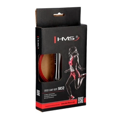 Szybka skakanka aluminiowa HMS SK52 Red/Black