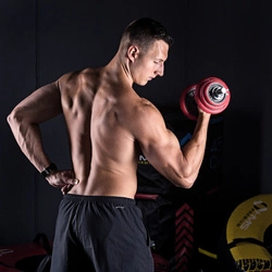 Sztangielki gumowane 20KG HMS SGGX20