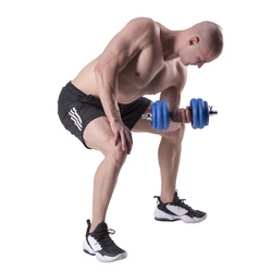 Sztangielki - sztanga gumowane SGG30BAR 30kg HMS