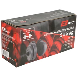 Hantla kompozytowa 16 kg ( 2x8 kg ) Eb Fit