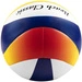 Piłka siatkowa plażowa Mikasa Beach Classic biało-żółto-niebieska BV552C-WYBR