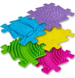 Maty ortopedyczne - mata podłogowa sensoryczna zestaw 5 sztuk