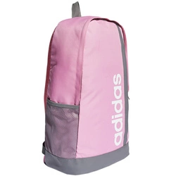Plecak adidas Linear Essentials Logo różowo-szary HM9110
