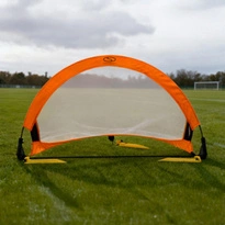 Bramka piłkarska treningowa pop-up - pomarańczowa (S) 76x45x45 cm