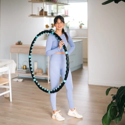 Hula Hop masujący z magnesami HMS HHP006 Black-Blue 98CM