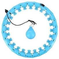 HHW01 BLUE HULA HOP Z WYPUSTKAMI I OBCIĄŻNIKIEM HMS