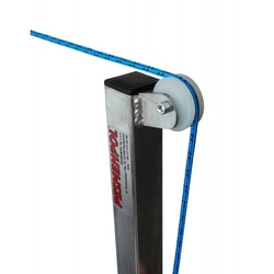 Słupki do badmintona przejezdne na kółkach z obciążeniem 30 kg