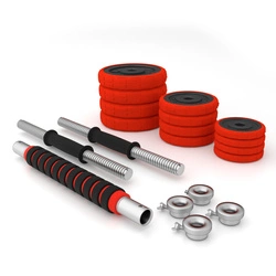 Sztangielki gumowane 20KG HMS SGGX20