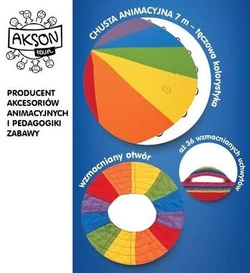 Profesjonalna chusta animacyjna Akson 7m