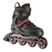 Łyżworolki Nils Extreme NA14174 A  rozm. S (31-34) czarno-czerwone