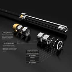 Gryf do crossfitu GCF700 220 cm 20 kg HMS PREMIUM