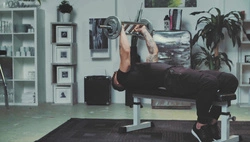 Gryf do tricepsów diagonalny