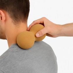 PODWÓJNA PIŁECZKA DO MASAŻU KORKOWA 6.5x13CM ENERO FIT