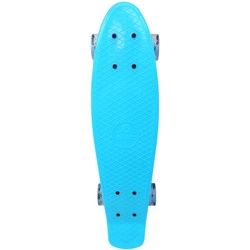 Deskorolka Plastikowa 22 cale Enero Niebieska Led
