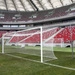 Bramka stacjonarna do piłki nożnej profesjonalna aluminiowa 7,32x2,44 m