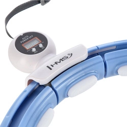 Hula Hop HHM15 BLUE z magnesem i obciążnikiem + licznik hms