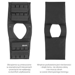Kamizelka treningowa KTO16 z obciążeniem 16 kg HMS