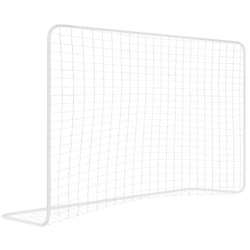 Bramka do piłki nożnej Enero z siatką 182x122x61cm biała