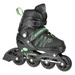 Łyżworolki z wym. pł. hokejową NH11912 A 2w1 black/green rozm. M(35-38) NILS EXTREME
