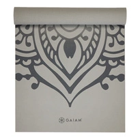 GAIAM MATA DO JOGI SUSTAINED GREY SUNDIAL LAYERS 5MM 65737