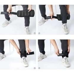 ONK05 OBCIĄŻNIKI NA KOSTKI I NADGARSTKI REGULOWANE 2 x 2.5KG HMS