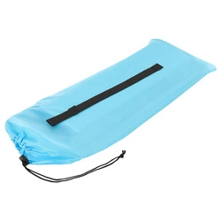 Leżak ogrodowo plażowy składany z torbą blue lines