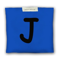 Woreczek gimnastyczny z literką J - szkolny Akson