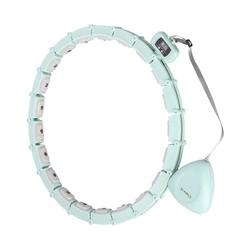 HULA HOP HHM14 GREEN Z MAGNESAMI I OBCIĄŻNIKIEM + LICZNIK HMS