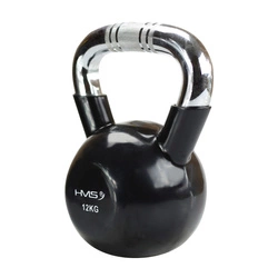 Kettlebell żeliwny winylowany HMS KTC12 BLACK