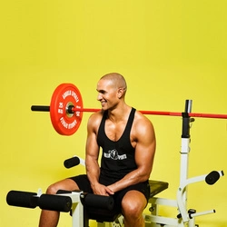 Gryf Olimpijski 50/51 mm czerwony 220 cm