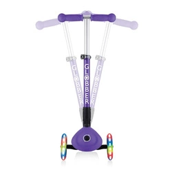 Hulajnoga 3-kołowa Globber Junior Foldable Lights / Violet 437-103