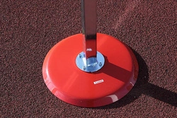 Stojak szkolny z ogranicznikiem upadku poprzeczki Polanik STW18-04