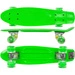 Deskorolka Plastikowa 22 Enero Zielona Led