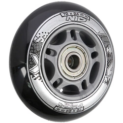 Kółka PU 72x24 82A czarne N (4 szt.) + łożyska ABEC-9 (8 szt.) zestaw NILS EXTREME