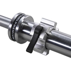 Gryf olimpijski HMS Premium GO901 900KG + Zaciski Lock Jaw ZG1500 Silver (2 szt)