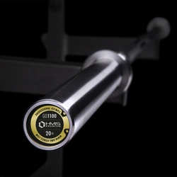 Gryf olimpijski HMS Premium GO1100 1100KG + Zaciski Lock Jaw ZG1500 Golden (2 szt)