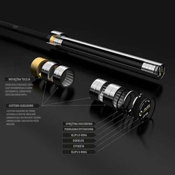 Gryf do crossfitu GCF700 220 cm 20 kg HMS PREMIUM