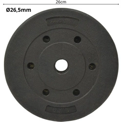 Obciążenie betonowe kompozytowe 5kg Eb Fit Fi26,5