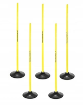 Tor przeszkód slalomowy 160cm laski + podstawa 1,5kg Żółty