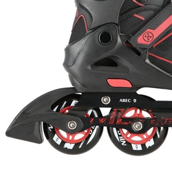 Łyżworolki Nils Extreme NA14174 A rozm. M (35-38) czarno-czerwone