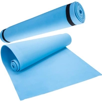 MATA FITNESS JOGA PILATES EVA 180x60x0,4CM XQMAX NIEBIESKI