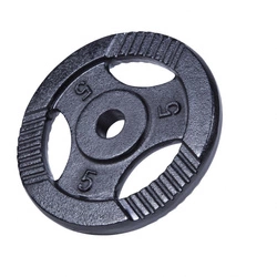 Obciążenie żeliwne typu Gripper 5kg, czarne