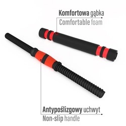 SGN140 (2 CZĘŚCI) PRO SET 6W1 ZESTAW CIĘŻARÓW 40KG HMS