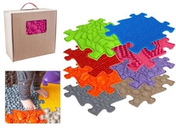 Maty ortopedyczne - mata podłogowa sensoryczna zestaw 8 sztuk